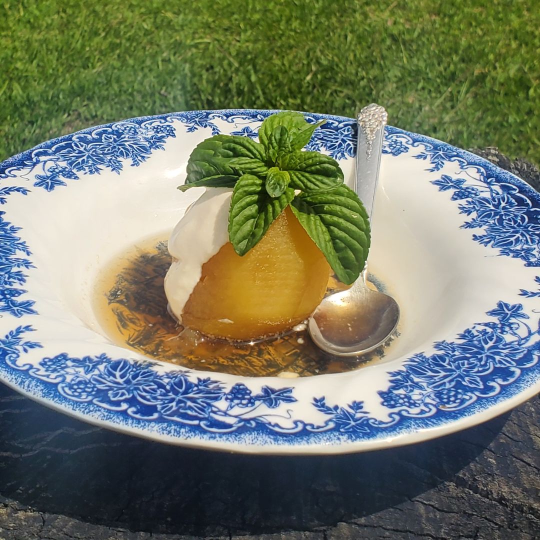 Manzana criolla caramelizada