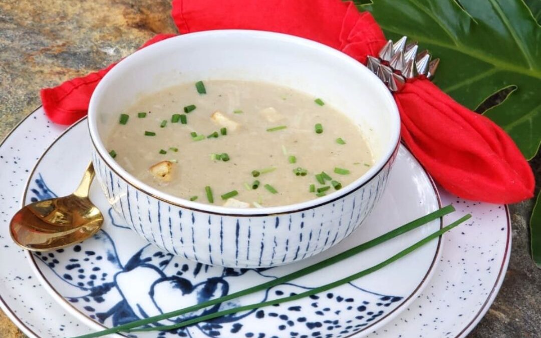 Crema de cebolla de puerro