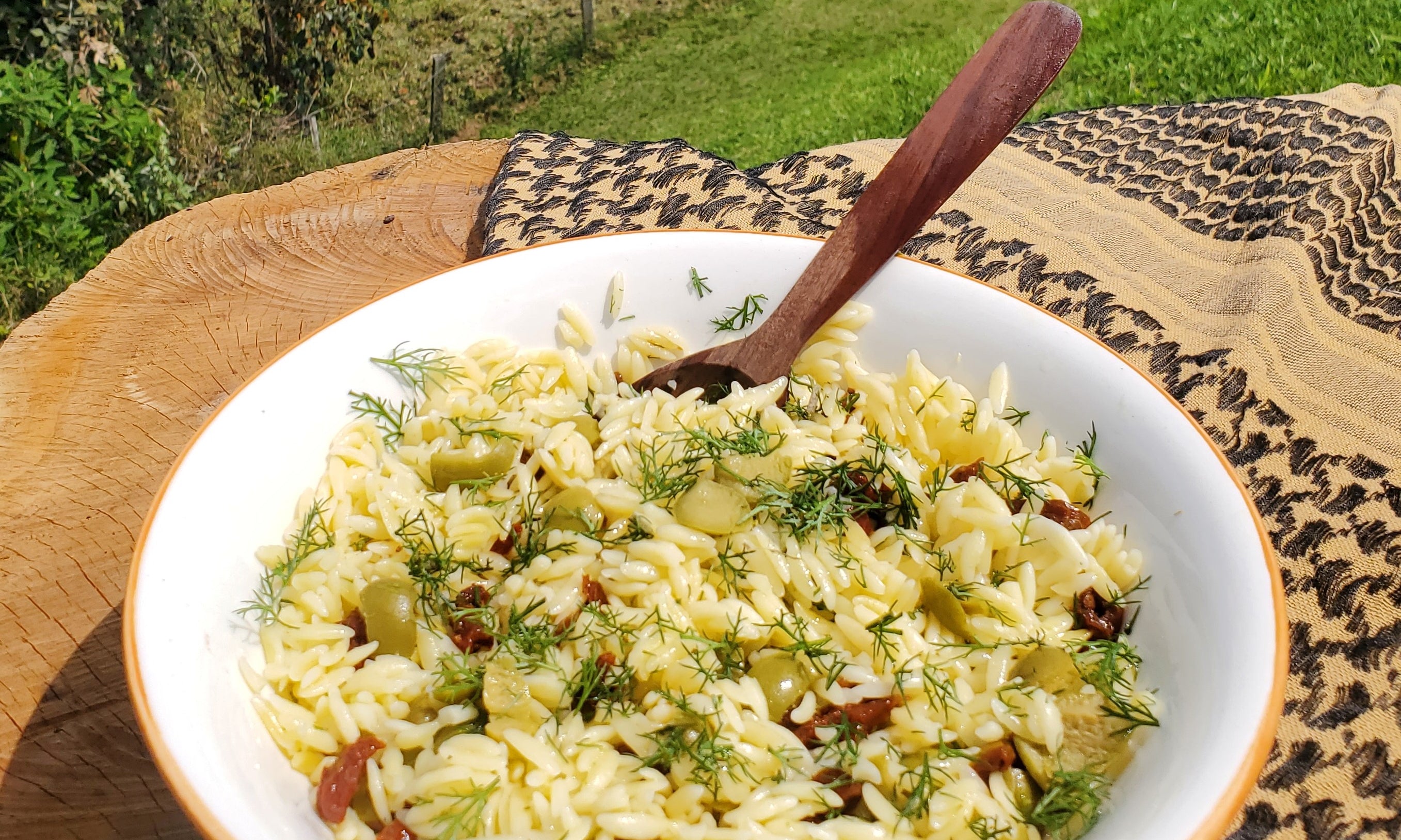 Orzo fresco para verano