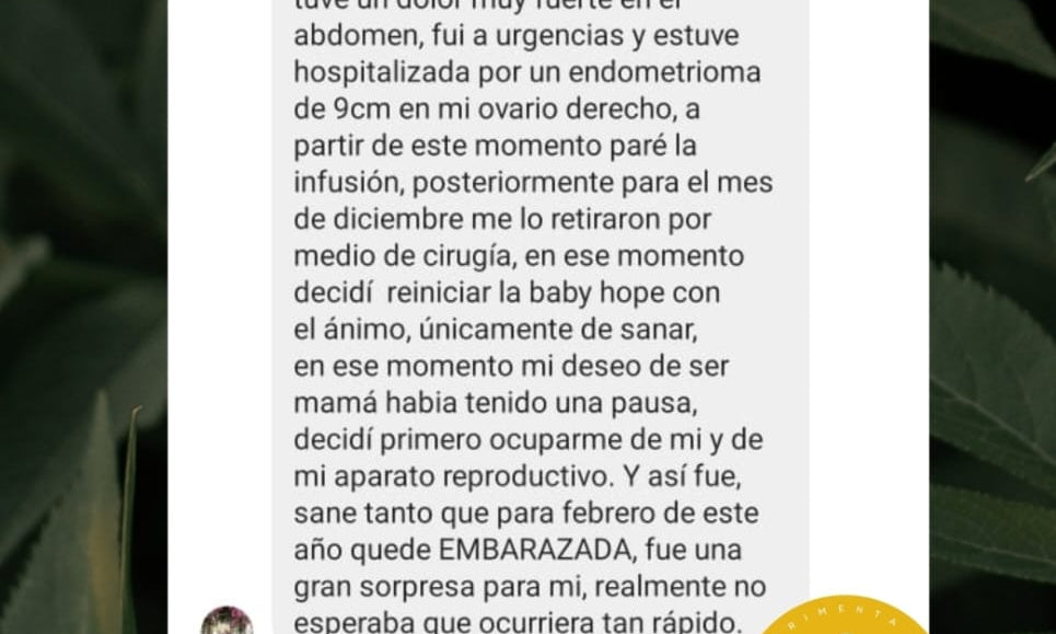 Más que una infusión medicinal, BabyHope de Milamores